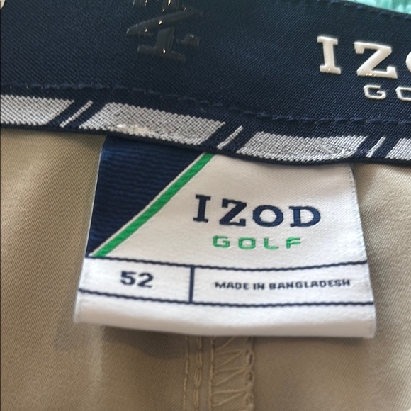 🦸♂️Big & Tall- Izod 52” Golf Flat Front Shorts - Tan - Picture 2 of 4